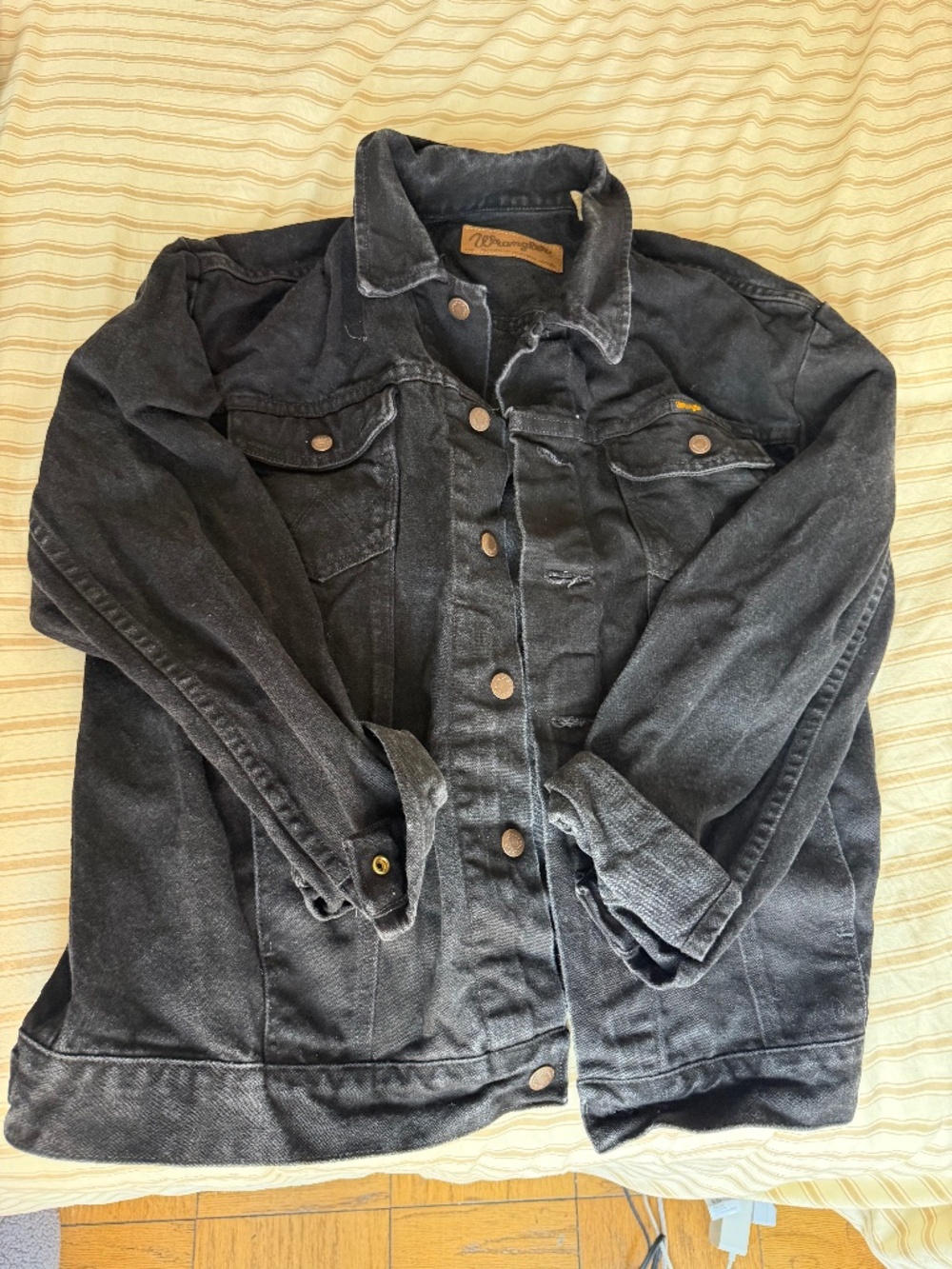 Vintage Wrangler Black Denim Jacket